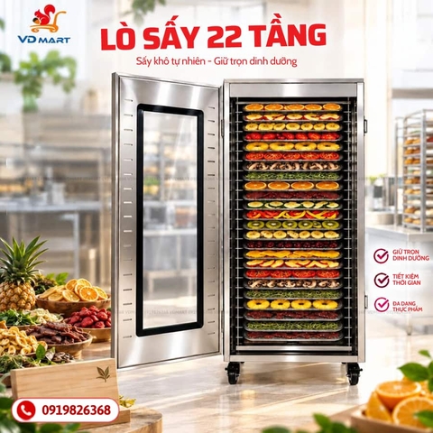 Lò sấy 22 tầng cố định - DBC-22A