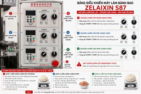 Máy đóng gói bánh bao Zelaixin S87