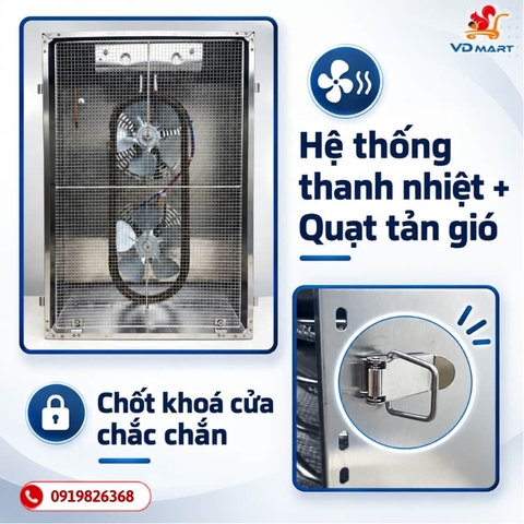 Lò sấy 22 tầng cố định - DBC-22A