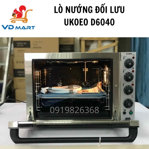 Lò nướng đối lưu 60l UKOEO D6040 [50 trung thu]