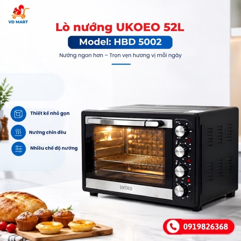 Lò nướng UKOEO 52l- HBD 5002