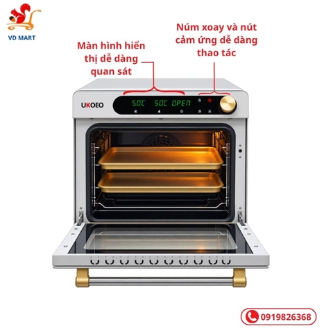 Lò nướng đối lưu 42l UKOEO 5A