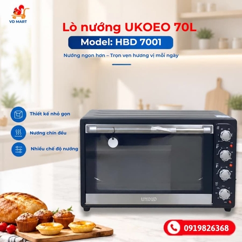 Lò nướng UKOEO 70l HBD 7001