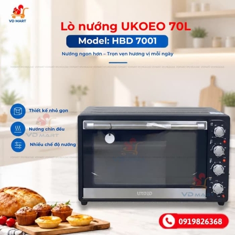 Lò nướng UKOEO 70l HBD 7001