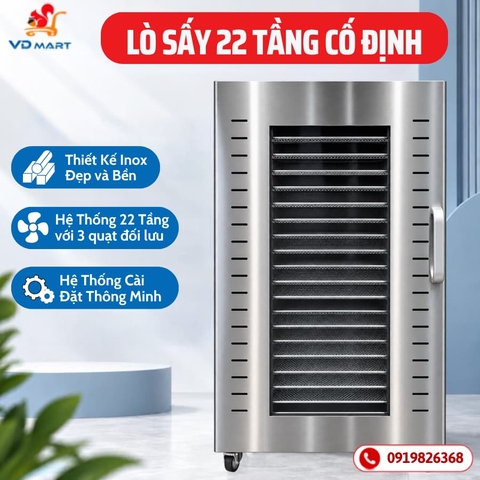 Lò sấy 22 tầng cố định - DBC-22A