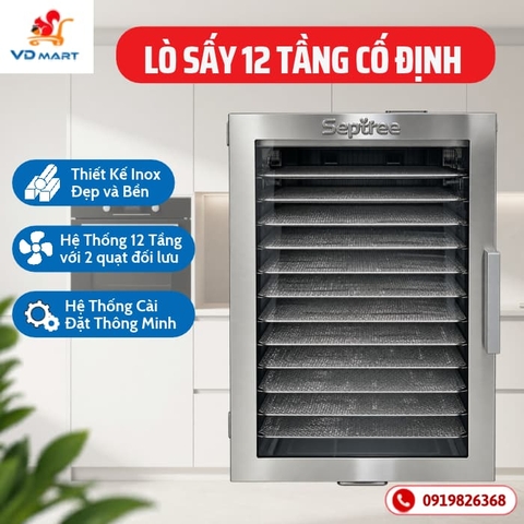 Lò sấy 12 tầng Septree ST-6