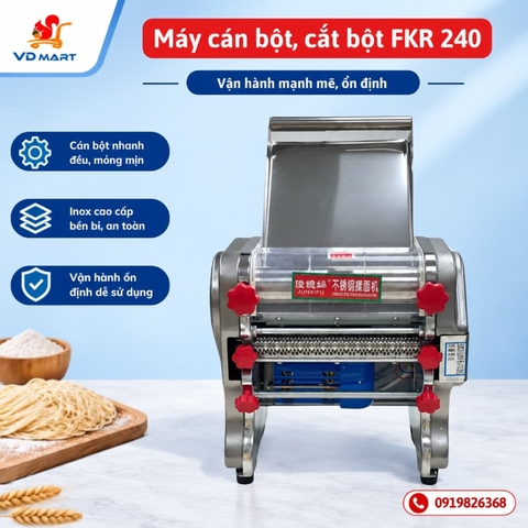 Máy cán bột, máy cắt bột FKR 240