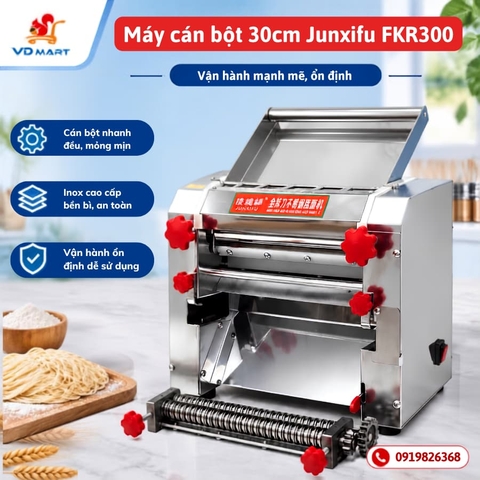 Máy cán bột 30cm Junxifu FKR300