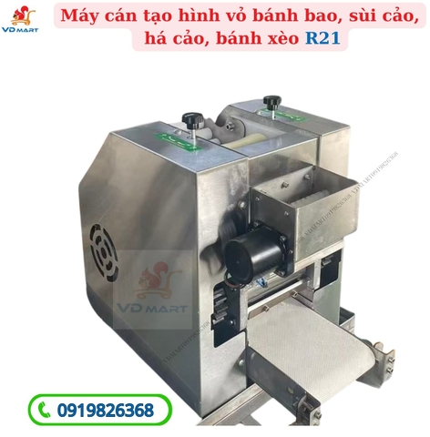 Máy Cán Tạo Hình Bánh Bao, Há Cảo, Sủi Cảo Nhanh GPJ21 Đều – Đẹp Cho Cơ Sở Sản Xuất