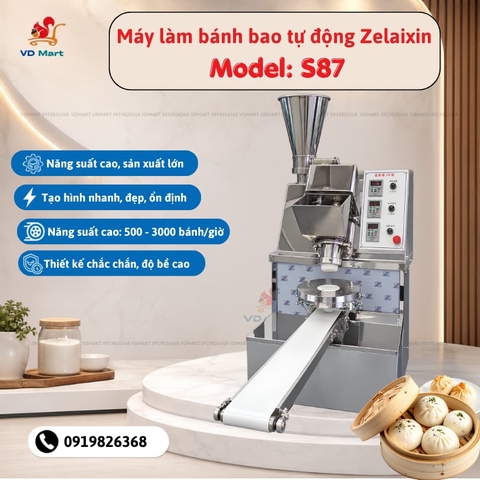 Máy đóng gói bánh bao Zelaixin S87