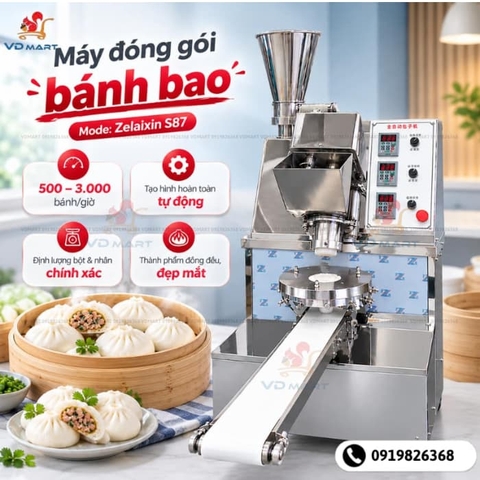 Máy đóng gói bánh bao Zelaixin S87