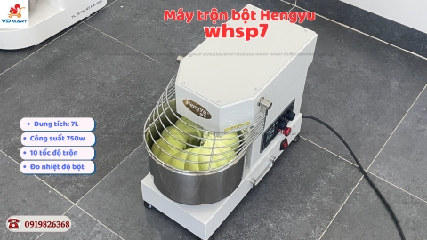 Máy nhồi bột hengyu 7l whsp7