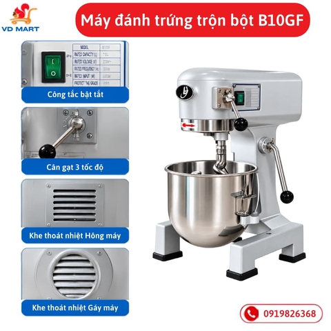 Máy trộn bột đánh trứng B10GF