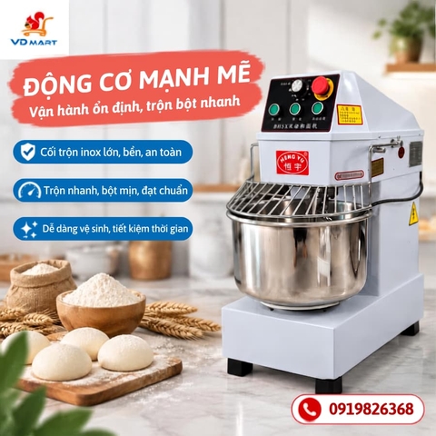 Máy Trộn Bột Công Nghiệp Hengyu BHS20 20 Lít