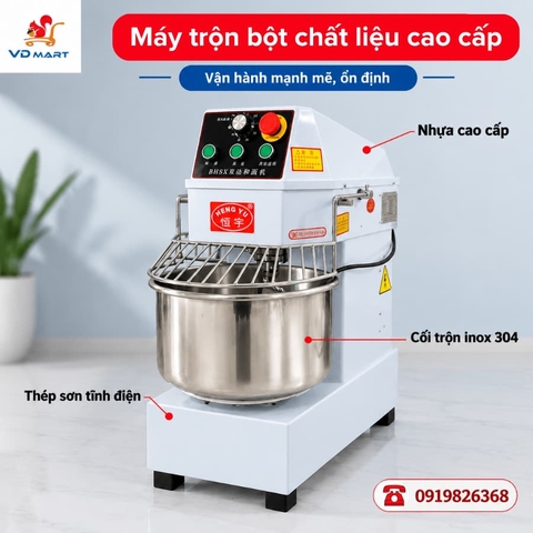 Máy Trộn Bột Công Nghiệp Hengyu BHS20 20 Lít