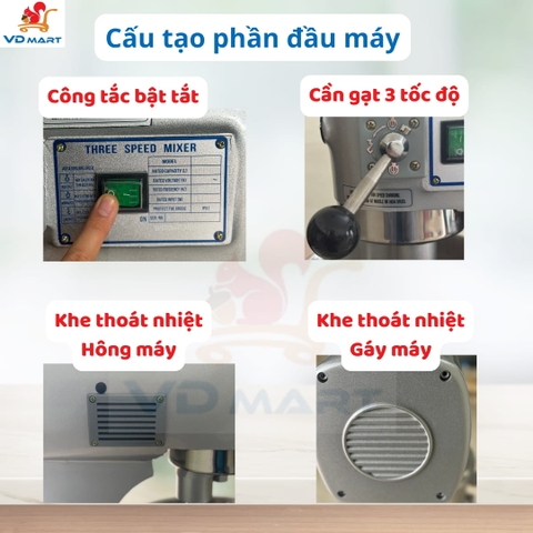 Máy trộn bột đánh trứng B10GF