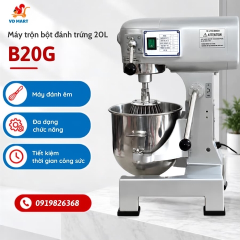 Máy trộn bột đánh trứng 20l B20G