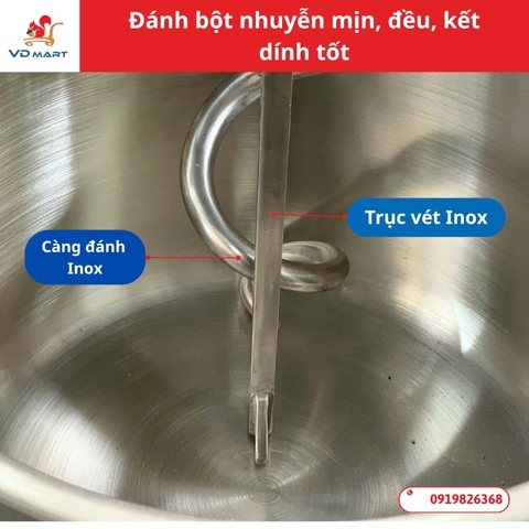 Máy trộn bột công nghiệp HENGYU HS10 | Hẹn giờ |-10lit