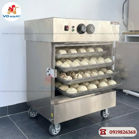 Tủ Hấp Bánh Bao 4 Khay KZ-200 – Giải Pháp Hấp Bánh Nhanh Chóng, Tiết Kiệm Cho Tiệm Bánh