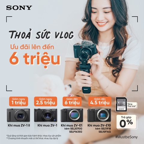 THOẢ SỨC VLOG - ƯU ĐÃI ĐẾN 6 TRIỆU ĐỒNG