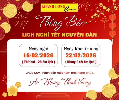 🎉 THÔNG BÁO LỊCH NGHỈ TẾT NGUYÊN ĐÁN 2026 ️🎊