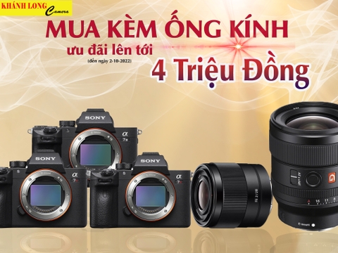 MUA MÁY ẢNH KÈM ỐNG KÍNH - NHẬN ƯU ĐÃI VỀ GIÁ