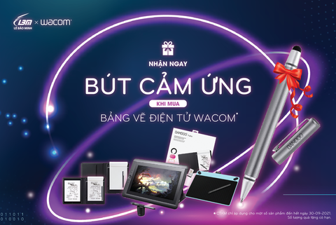 QUÀ TẶNG SO CUTE KHI MUA WACOM TẠI LÊ BẢO MINH