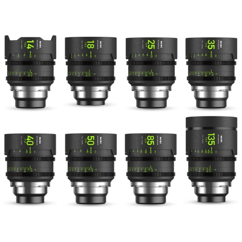 NISI ATHENA Prime T2.4/1.9 Full-Frame 8-Lens MASTER Kit - Chính Hãng