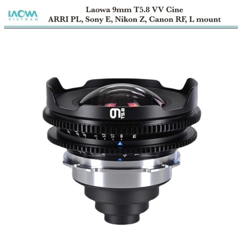 Laowa 9mm T5.8 VV Cine - Chính Hãng