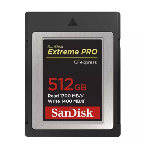 Thẻ nhớ CFexpress 2.0 SanDisk Extreme Pro 512GB Type B SDCFE-512G-GN4IN