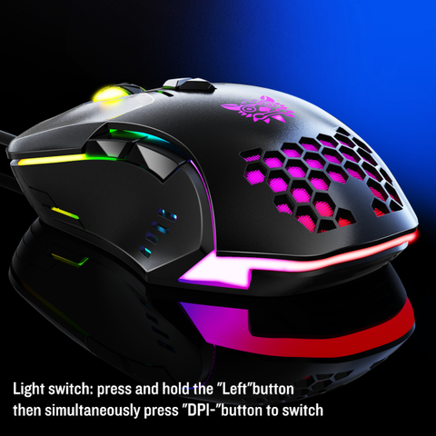CHUỘT CHƠI GAME ONIKUMA CW902 CÓ DÂY – CHUỘT CÓ ÁNH SÁNG RGB ĐẦY MÀU SẮC CHO LAPTOP/PC