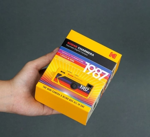 Móc chìa khóa máy ảnh film Kodak Charmera Keychain Digital Camera Blind Box Collection