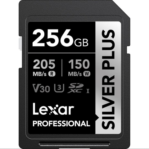 Thẻ nhớ SD Lexar Professional Silver Plus UHS-I U3 256GB