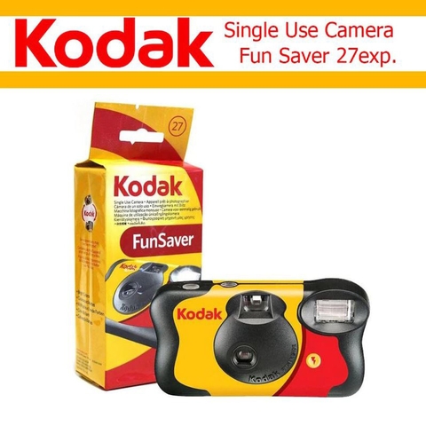 Kodak Funsaver ISO 800 - Máy ảnh film dùng 1 lần có flash