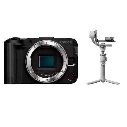 Canon R50 V Body + DJI RS 4 Mini - Chính Hãng
