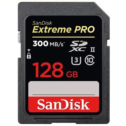 Thẻ nhớ SDXC SanDisk Extreme Pro UHS-II U3 128GB 300MB/s SDSDXDK-128G-GN4IN