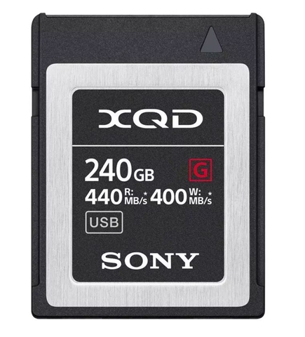 Thẻ nhớ Sony XQD G-Series 240GB 440MB/s QD-G240F - Chính hãng
