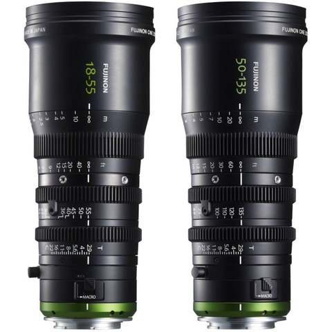 Cặp lens Fujifilm MK 18-55mm T2.9 Fujifilm MK 50-135mm T2.9 ngàm Sony mới 95%