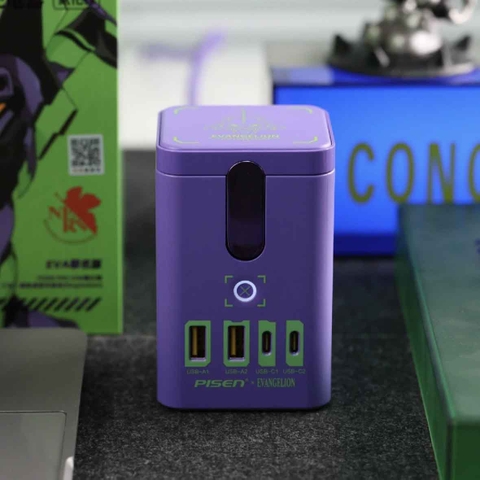 Trạm sạc đa năng PISEN PRO - EVA Desktop MagStation Charger, Purple