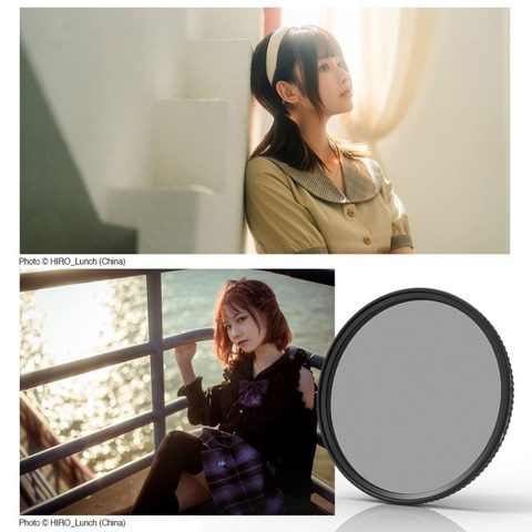 (Filter) Kính lọc Haida NanoPro Mist Black 1/8 Variable ND Filter 77mm/ 82mm