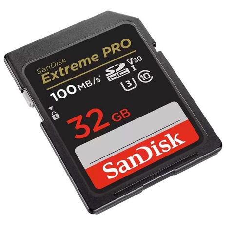 Thẻ nhớ SDHC SanDisk Extreme Pro U3 V30 32GB 100MB/s