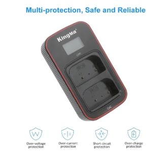Pin và Sạc máy ảnh Olympus BLX1 K-BLX1 hãng Kingma cho Olympus OM1
