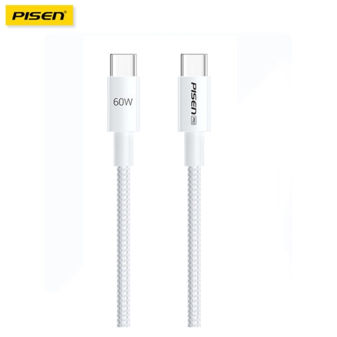 Cáp sạc PISEN PRO-Linen USB-C (C-C) PD 60W 1.5m