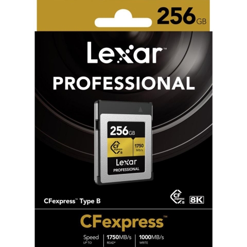 Thẻ nhớ Lexar Professional CFexpress Type B GOLD Series 256GB