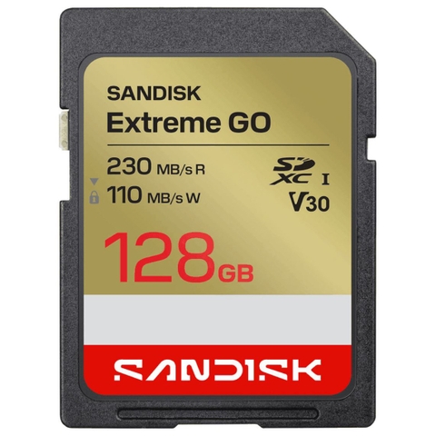Thẻ Nhớ SDXC SANDISK Extreme® GO 128GB UHS-I 230MB/s R 110MB/s