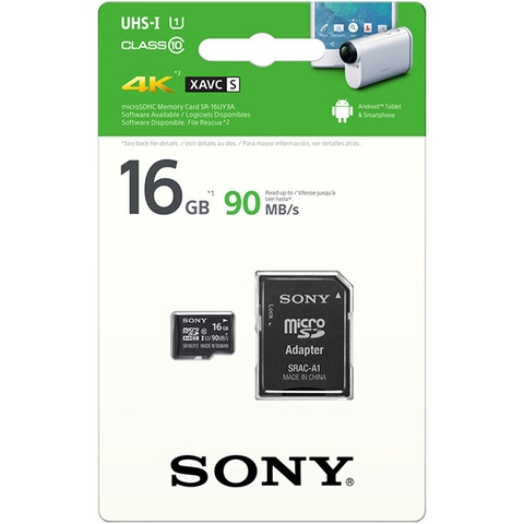 Thẻ nhớ Sony 16gb 90MB/s UHS-I Micro SDHC (U1)