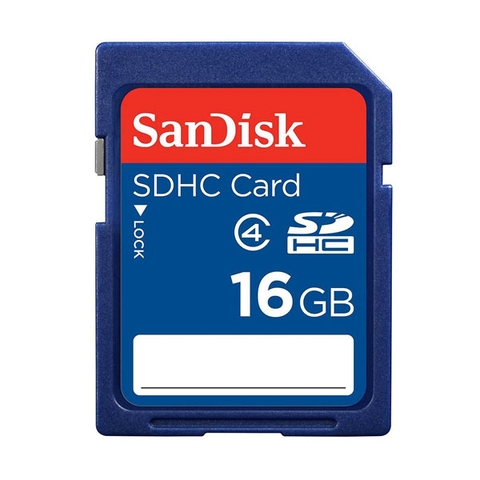 Thẻ nhớ SDHC Sandisk 16GB Class 4