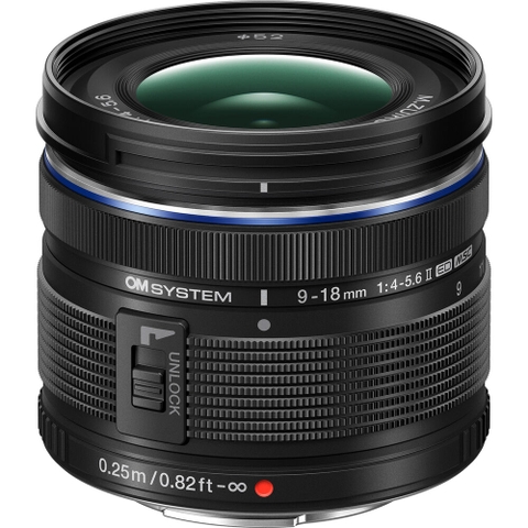 Olympus OM SYSTEM M.Zuiko Digital ED 9-18mm F4.0-5.6 II - Chính Hãng