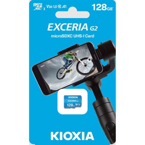 Thẻ nhớ MicroSD KIOXIA EXCERIA 128GB C10 UHS-I U3 V30