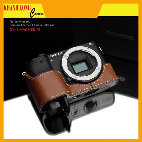 Case GARIZ Sony A6300 Nâu/Đen